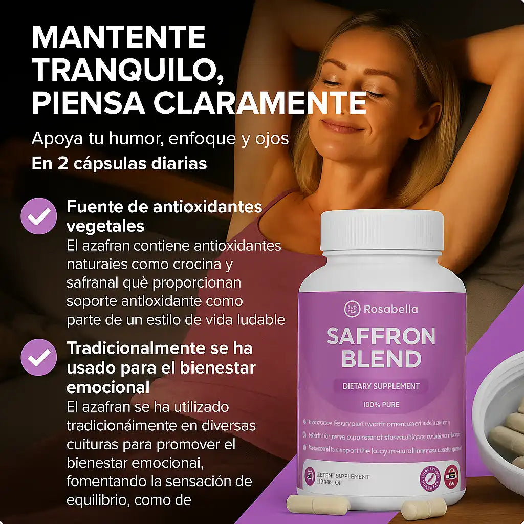 Saffron Blend® | Calma tu mente, enciende tu enfoque