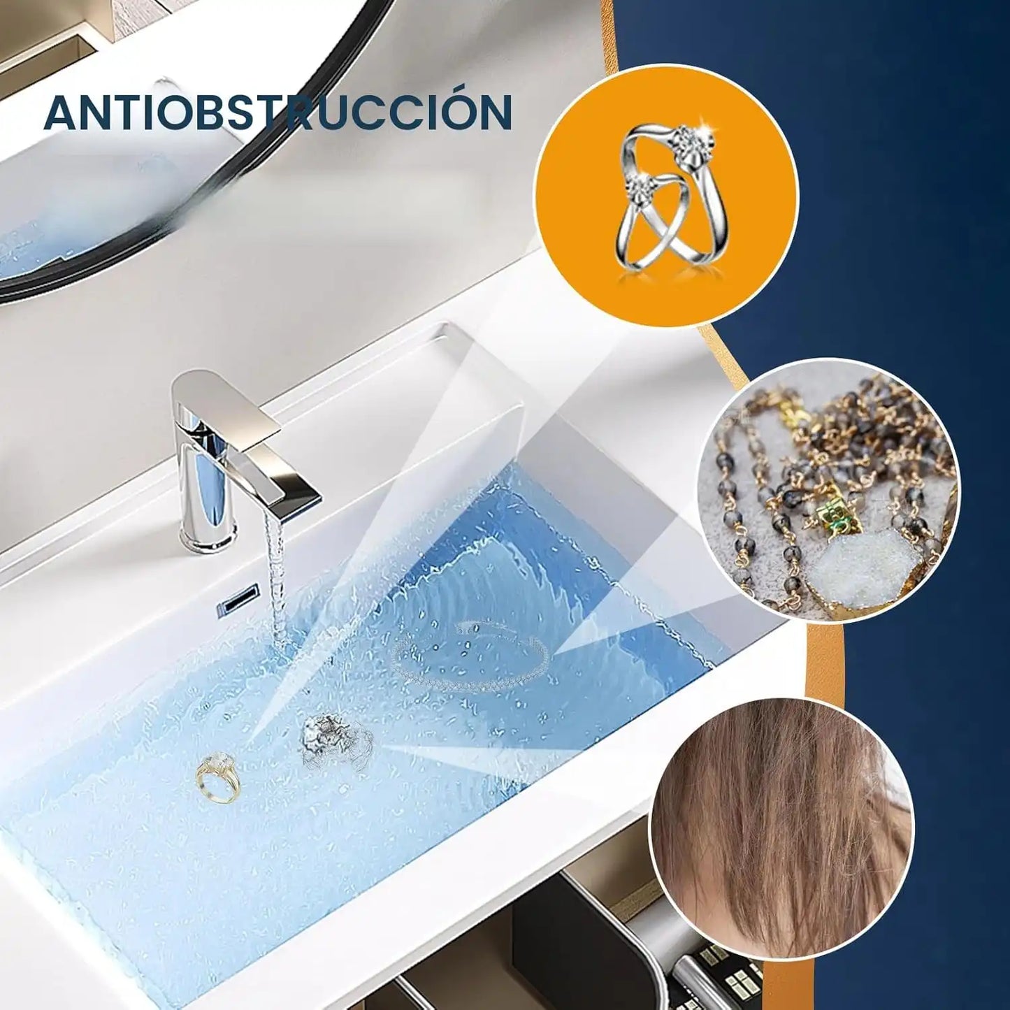 RescueDrain™ | El tapón que cuida tus tuberias y tus objetos valiosos