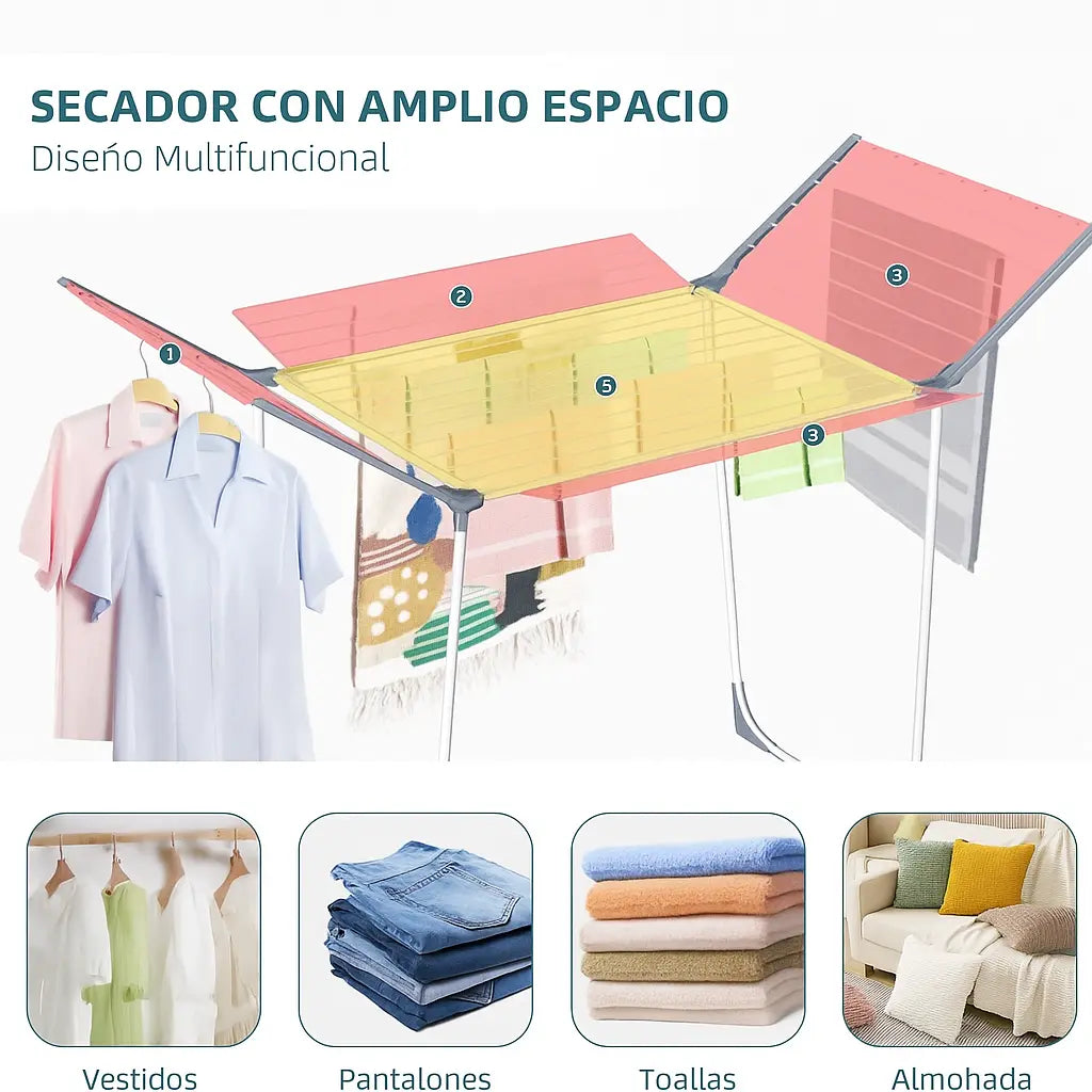 SpaceDry® | El tendedero que ahorra espacio y multiplica comodidad