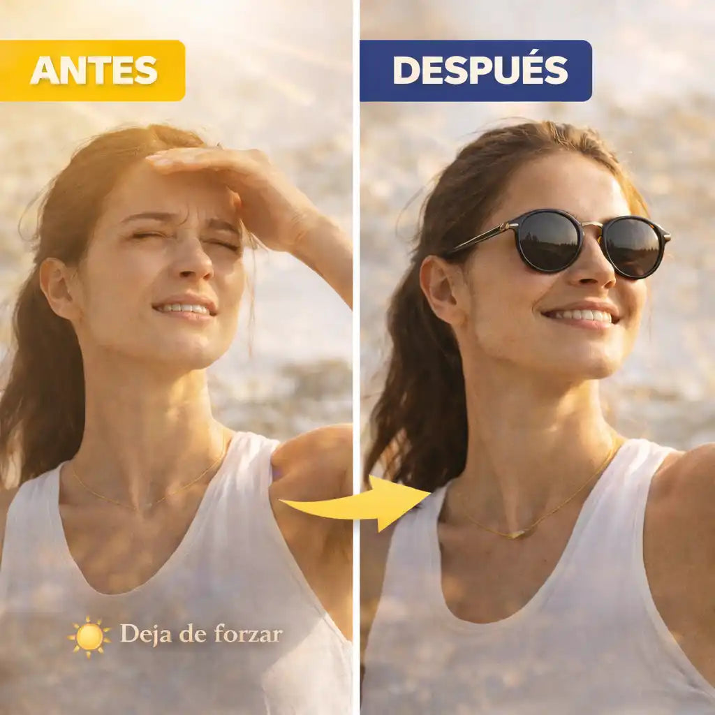 SunControl Vision™ | Deja de entrecerrar los ojos cada vez que sales al sol y maneja con más comodidad!
