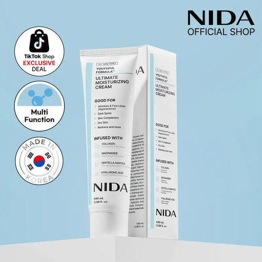 Crema Hidratante NIDA™ | Piel firme, radiante y joven al instante