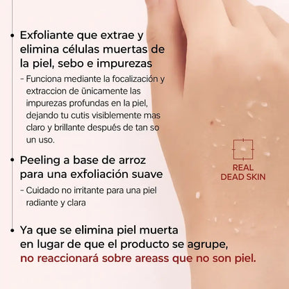 Dr. Melaxin™Ampolla Rice & Black Combo 2x1 🚨 | Doble exfoliación coreana + piel radiante