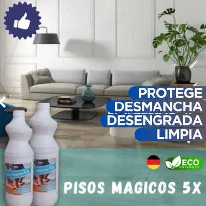 Power White™ - Pisos Mágicos 1L - Limpia y desengrasa tus superficies en minutos