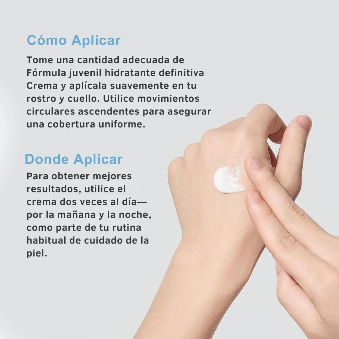 Crema Hidratante NIDA™ | Piel firme, radiante y joven al instante