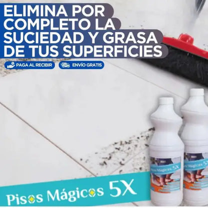 Power White™ - Pisos Mágicos 1L - Limpia y desengrasa tus superficies en minutos