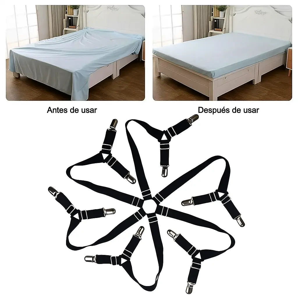 SleepGrip™ | Sujetadores De Sabanas tu cama queda perfecta en segundos!
