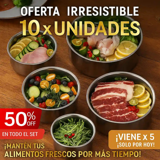 SteelFresh® | Combo Premium x5 + EBOOK GRATIS!