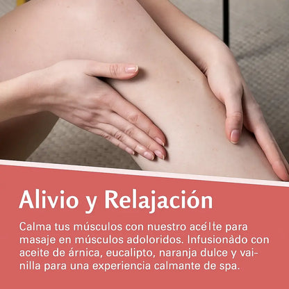 M3Naturals Muscle Oil Massage 250ml | Despídete de la celulitis y el dolor en un solo paso!