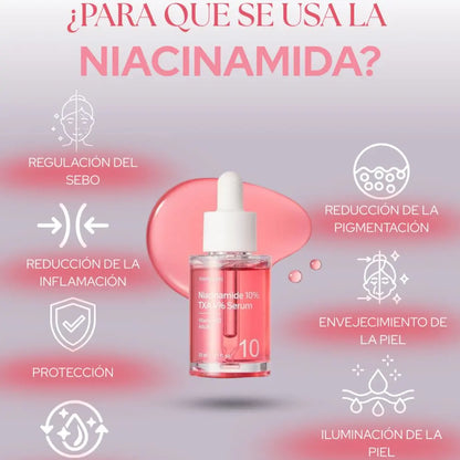 Anua® Serum Niacinamide 10% | El poder de una piel limpia y radiante