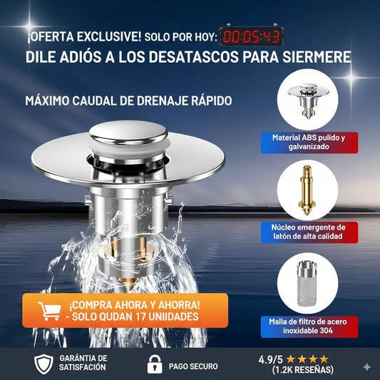 RescueDrain™ | El tapón que cuida tus tuberias y tus objetos valiosos