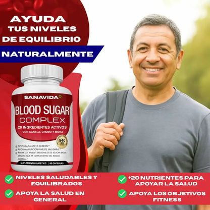 BLOOD SUGAR COMPLEX® | Controla picos de azucar en sangre
