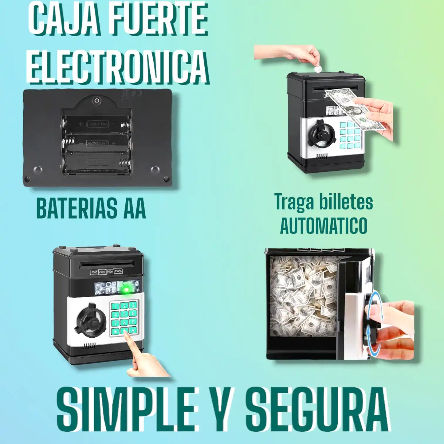 Number Bank™ - La caja fuerte que te ayuda a llegar con plata a diciembre